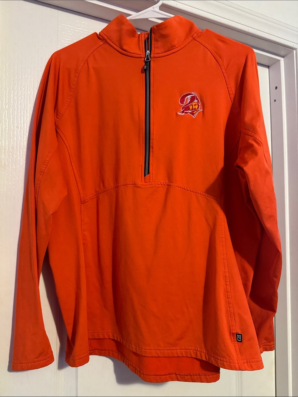 Women’s Buccaneers Quarter-Zip Pullover Sweater